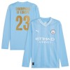 Maillot à Manches Longues Manchester City Champions of Europe Domicile 2023-24 Pour Homme